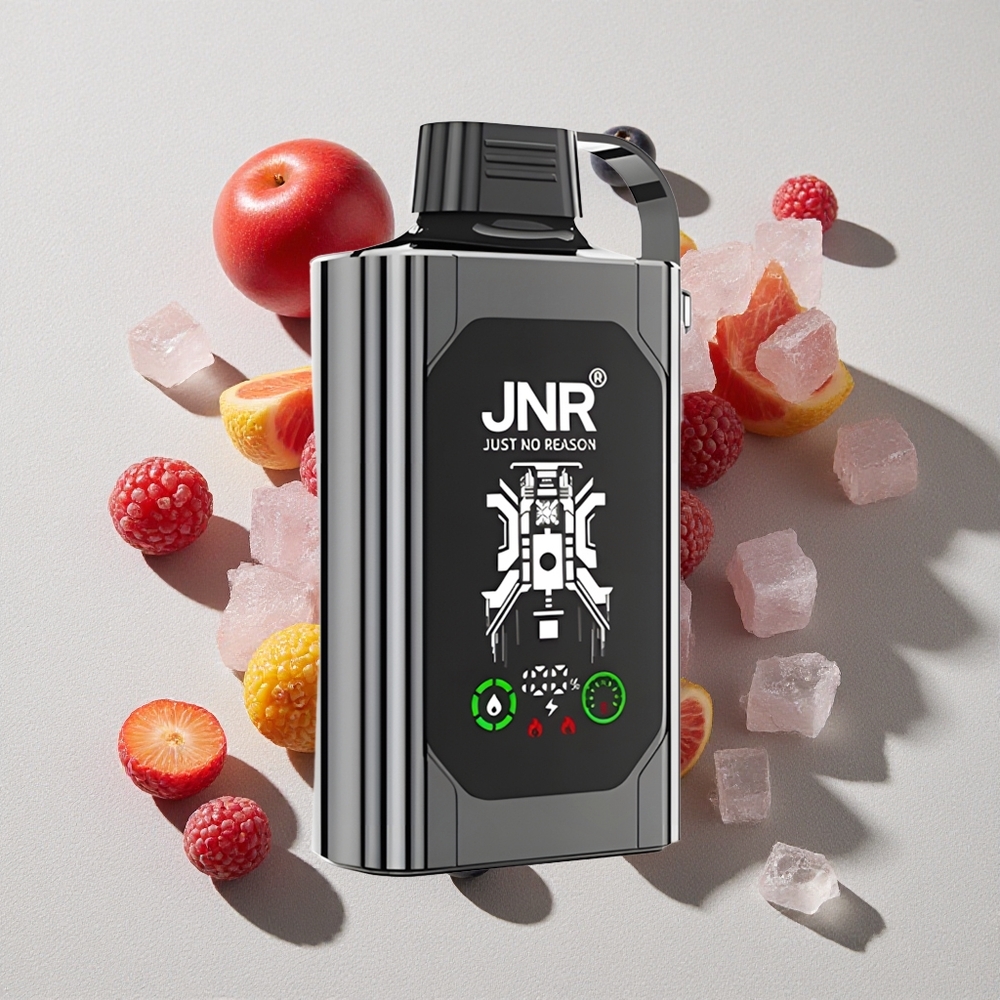 Mixed Berry Ice JNR Shisha Hookah Box 20500 Puffs Disposable Vape HD Display
