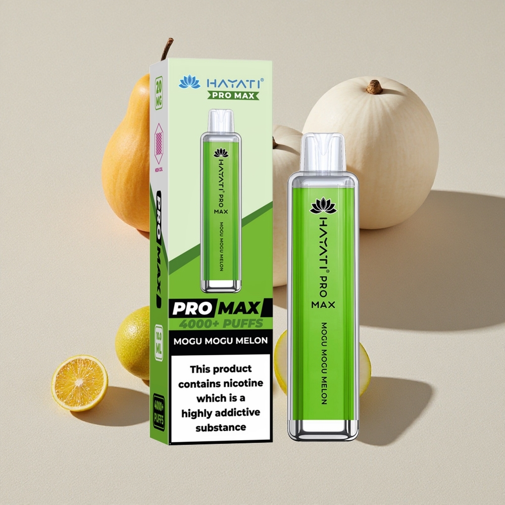 Mogu Mogu Melon Hayati Pro Max 4000 Puffs Rechargeable Disposable Vape