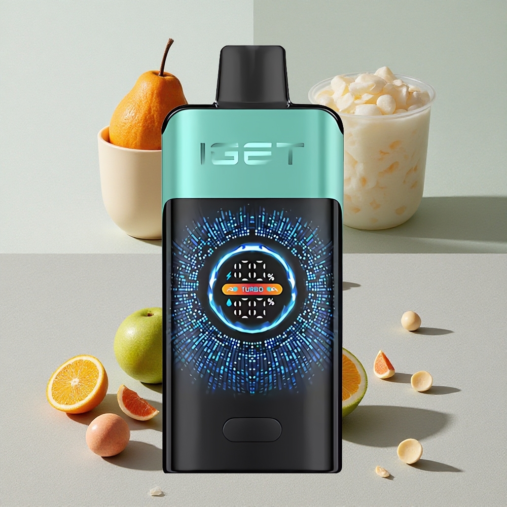 Mountain Spring Mint Ice IGET ONE 12000 Puffs Disposable Vape with Large Curved Color Screen