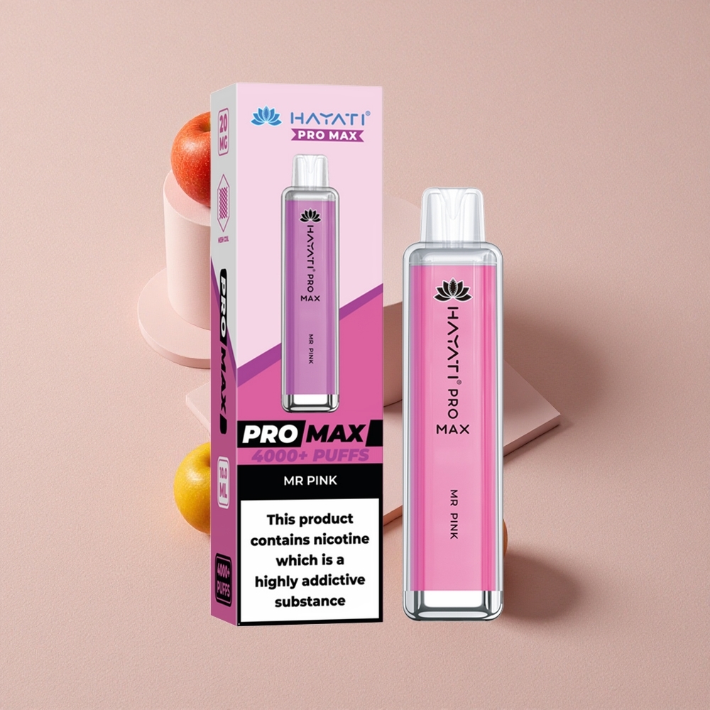 Mr Pink Hayati Pro Max 4000 Puffs Rechargeable Disposable Vape