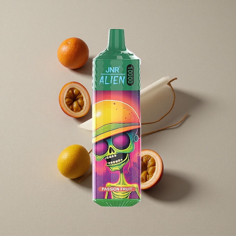 Passion Fruit JNR Alien 10000 Puffs RGB LED Sporty Disposable Vape