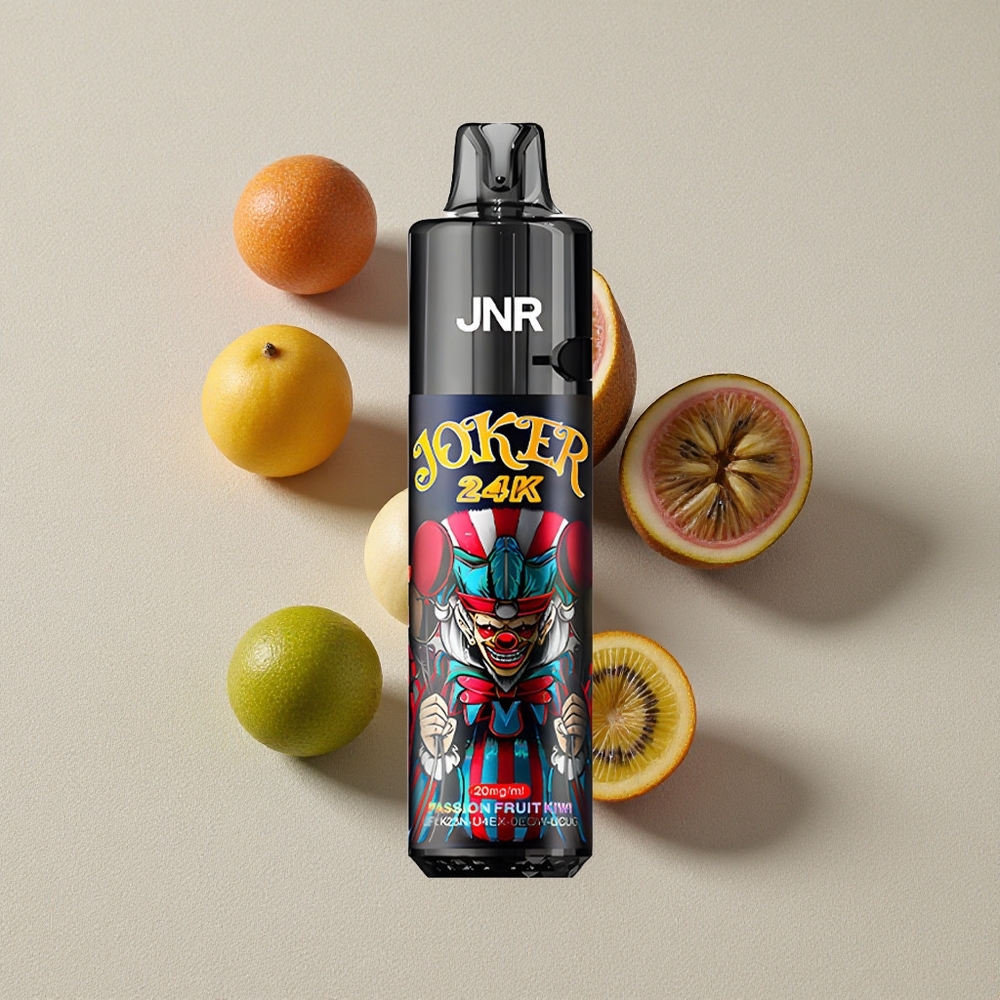 Passion Fruit Kiwi JNR Joker 24K Puffs Refillable Disposable Vape