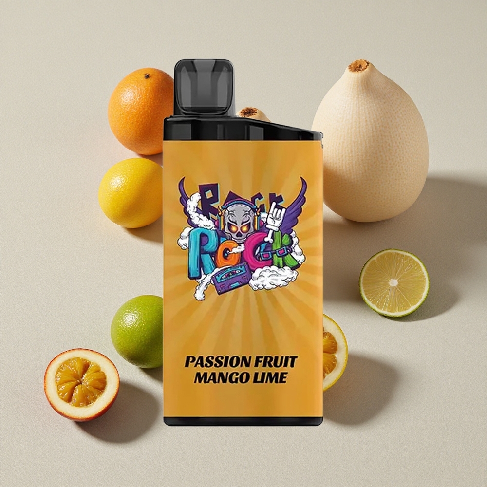 Passion Fruit Mango Lime IGET Bar 3500 Puffs Mesh Coil
