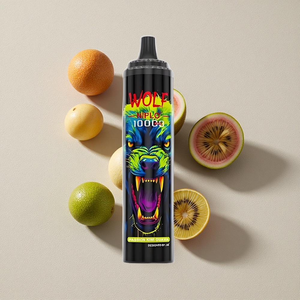 Passion Kiwi Guava JNR Wolf Niplo 10000 Puffs