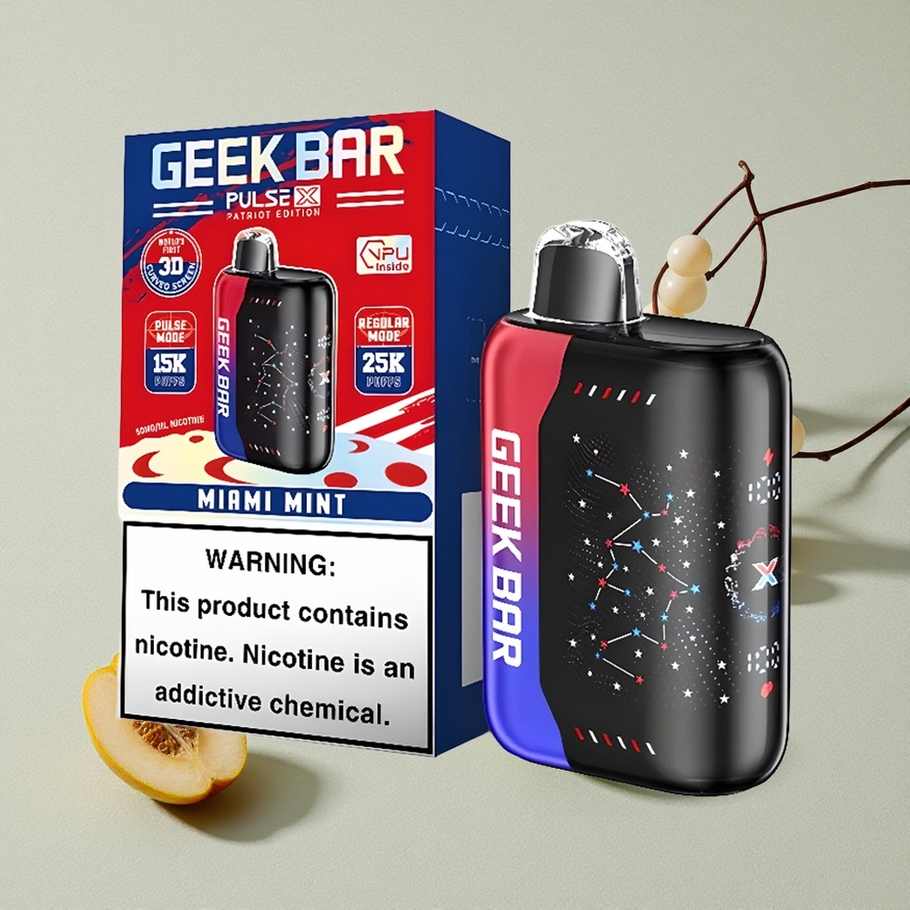 Patriot Editon Geek Bar Pulse X 25000 Puffs Disposable Vape