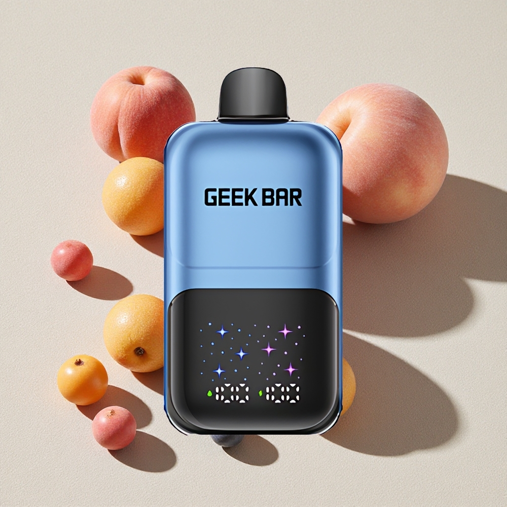 Peach  Berries GEEK BAR 2GO 50000 Puffs Dual Tank Disposable Vape Pen