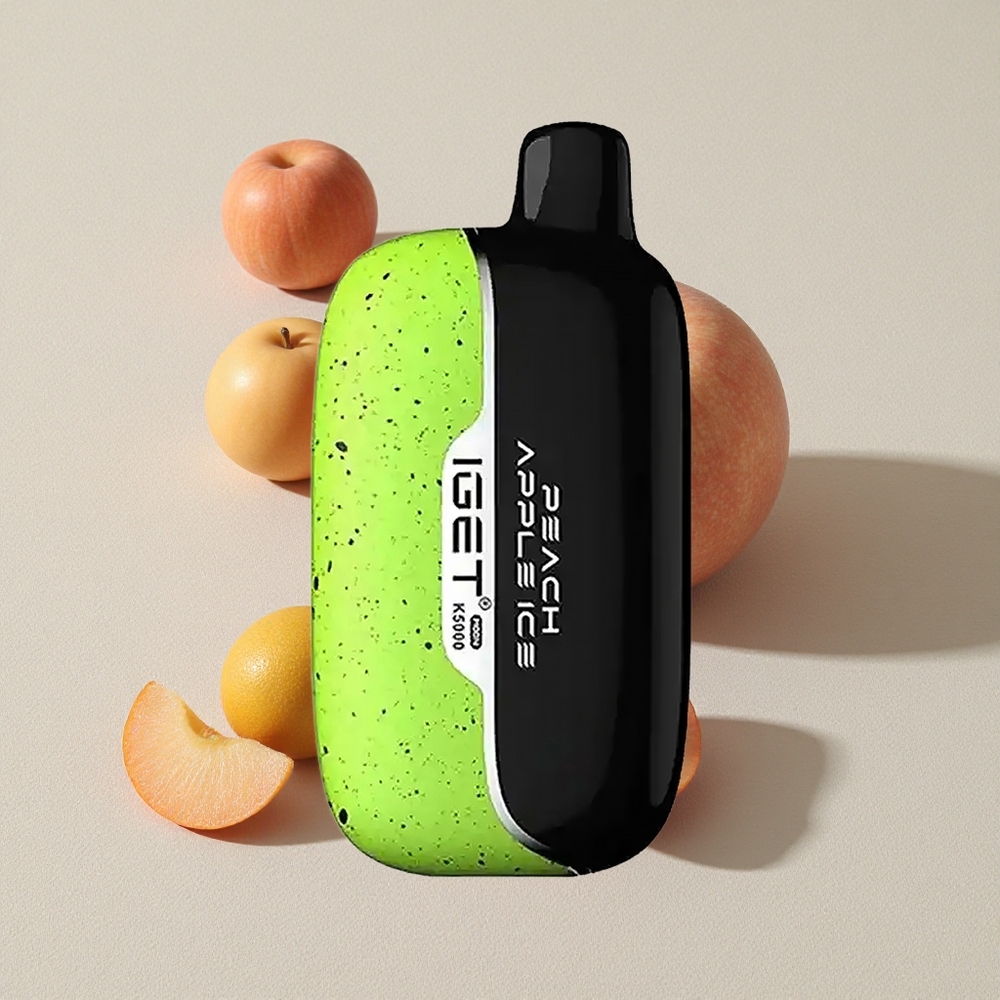 Peach Apple IGET Moon K5000 Puffs Disposable Vape
