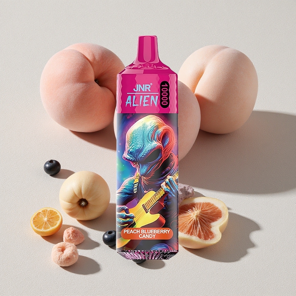 Peach Blueberry Candy JNR Alien 10000 Puffs Disposable Vape