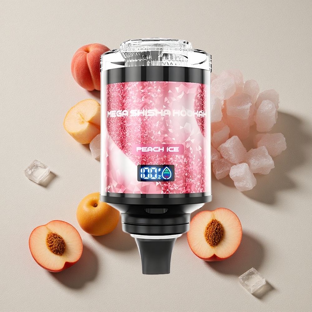 Peach Ice JNR Mega Shisha Hookah 100K Desktop Compatibility