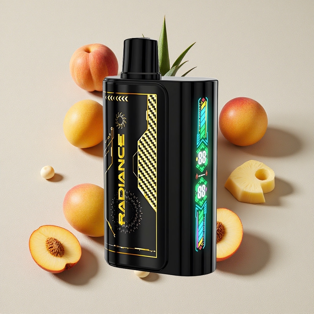 Peach Mango Pineapple JNR Radiance 31000 Puffs Disposable Vape with Smart Animation Screen