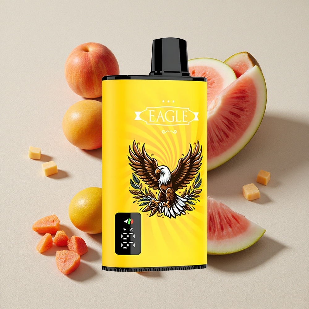Peach Mango Watermelon JNR EAGLE Smart 23000 Puffs Disposable Vape with Digital Screen