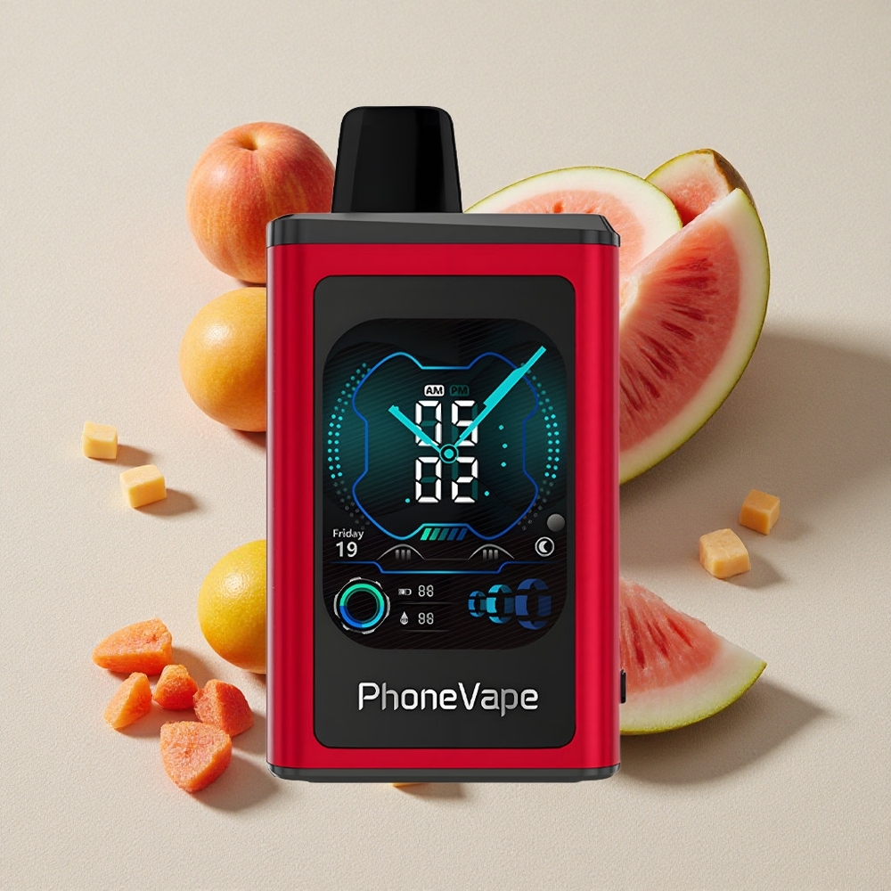 Peach Mango Watermelon JNR PhoneVape 30000 puffs Disposable Vape with App Control