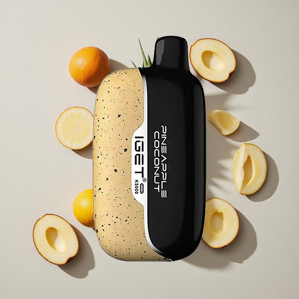 Pineapple Coconut IGET Moon K5000 Puffs Disposable Vape