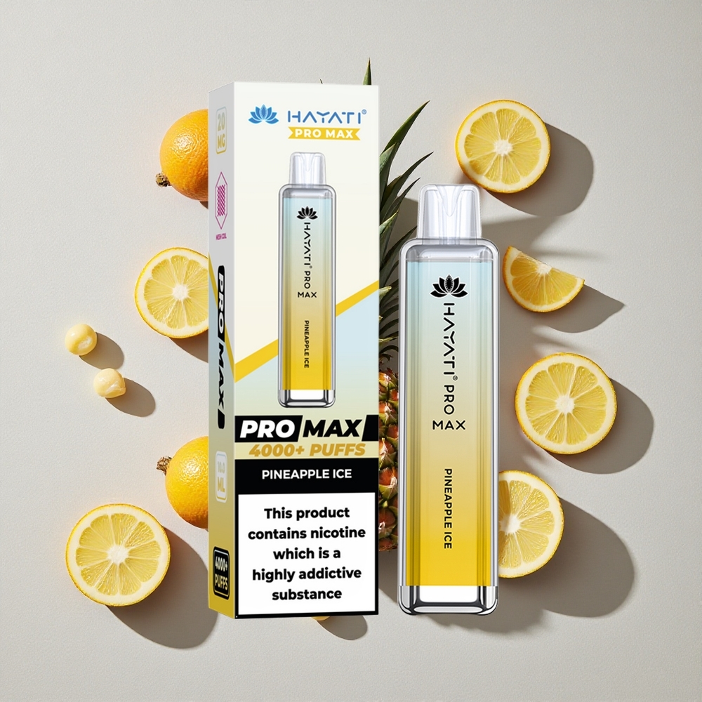 Pineapple Ice Hayati Pro Max 4000 Puffs Rechargeable Disposable Vape