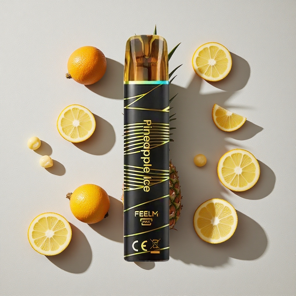 Pineapple Ice JNR BlackGolden 800 Puffs Disposable Vape
