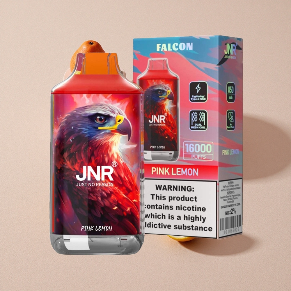 Pink Lemon JNR Falcon 16000 Puffs Dual Mesh Coil