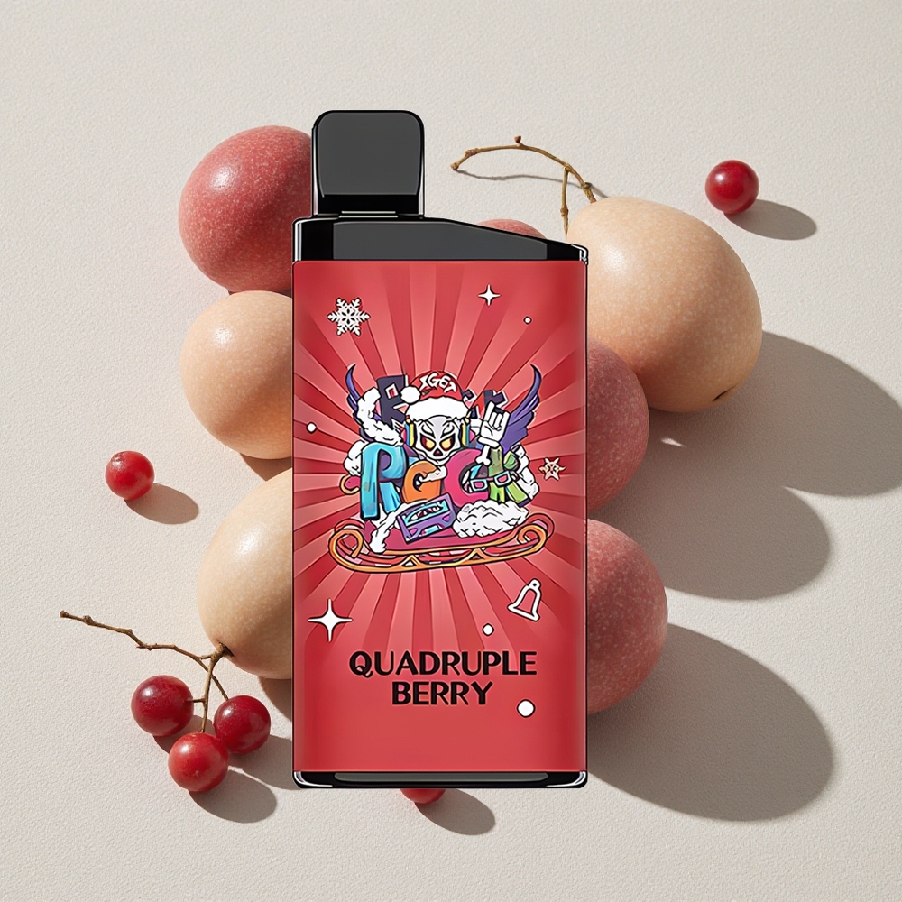 Quadruple Berry IGET Bar 3500 Puffs 1400 mAh Disposable Vape