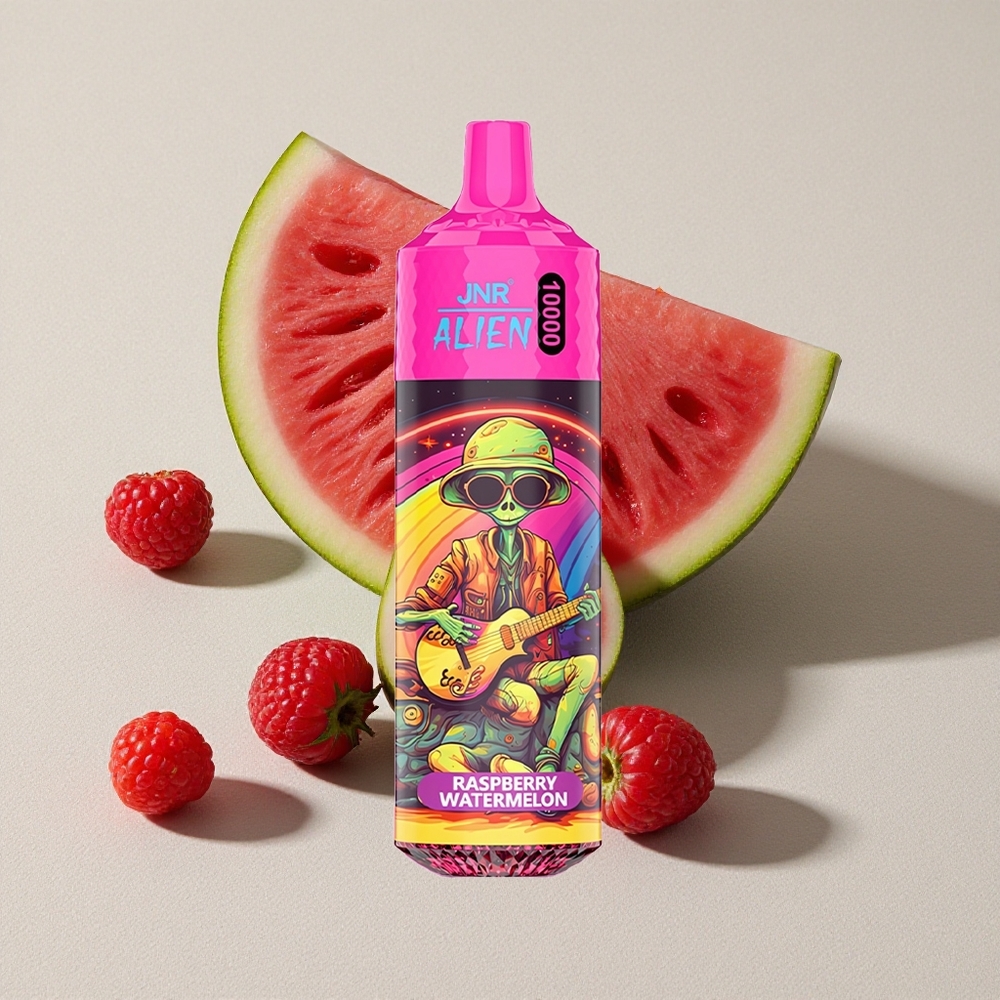 Raspberry Watermelon JNR Alien 10000 Puffs LED RGB