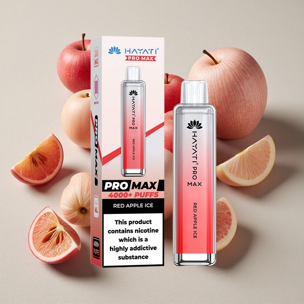 Red Apple Ice Hayati Pro Max 4000 Puffs Disposable Vape