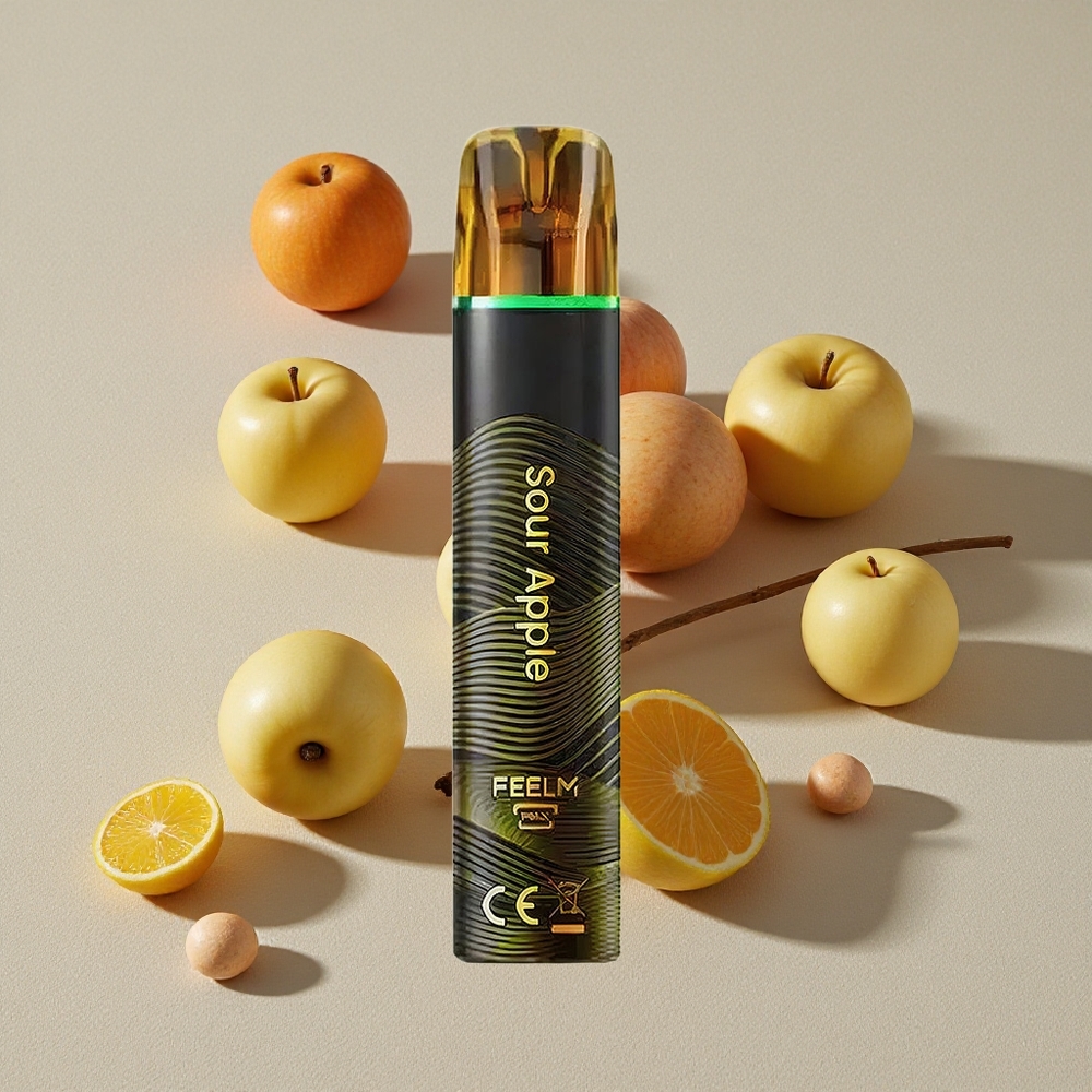 Sour Apple JNR BlackGolden 800 Puffs Disposable Vape