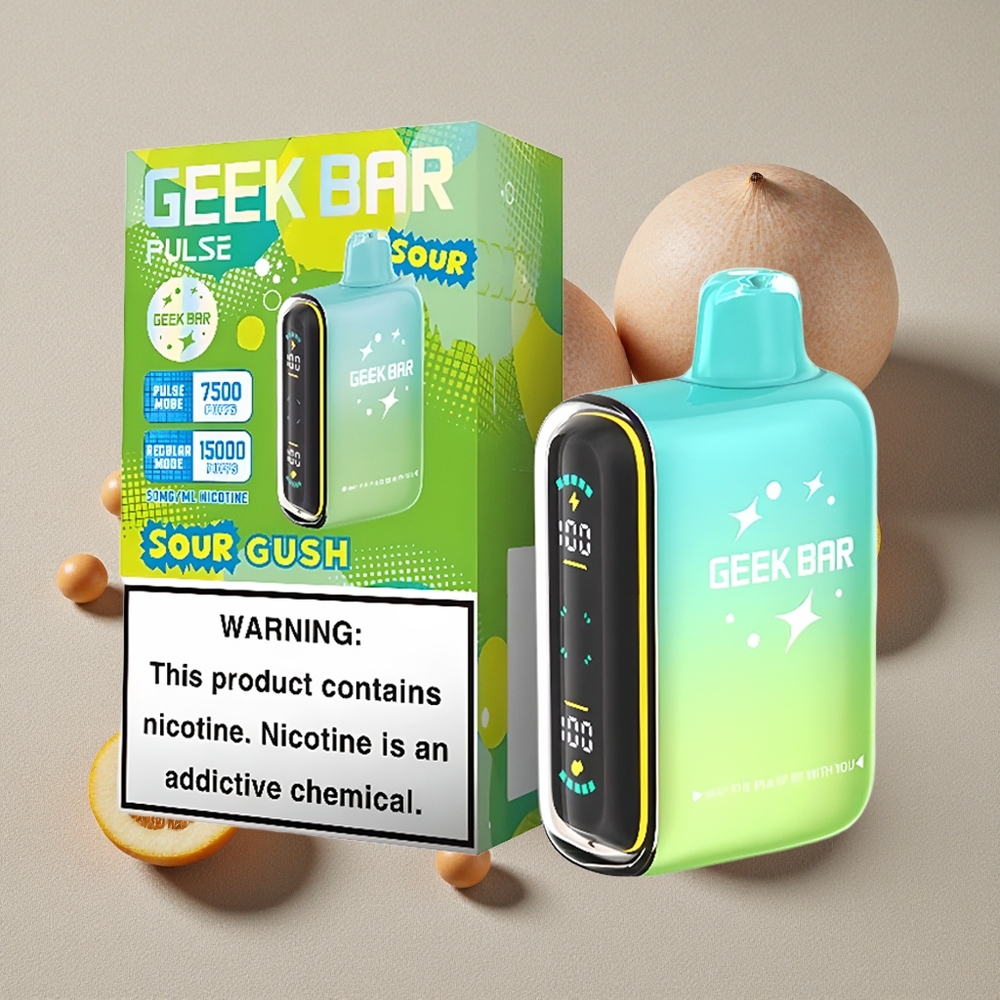 Sour Edition GEEK BAR Pulse 15000 Puffs Disposable Vape