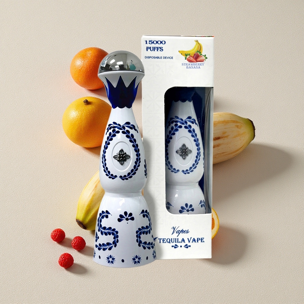 Strawberry Banana HUMO Azul 15000 Puffs 20mL