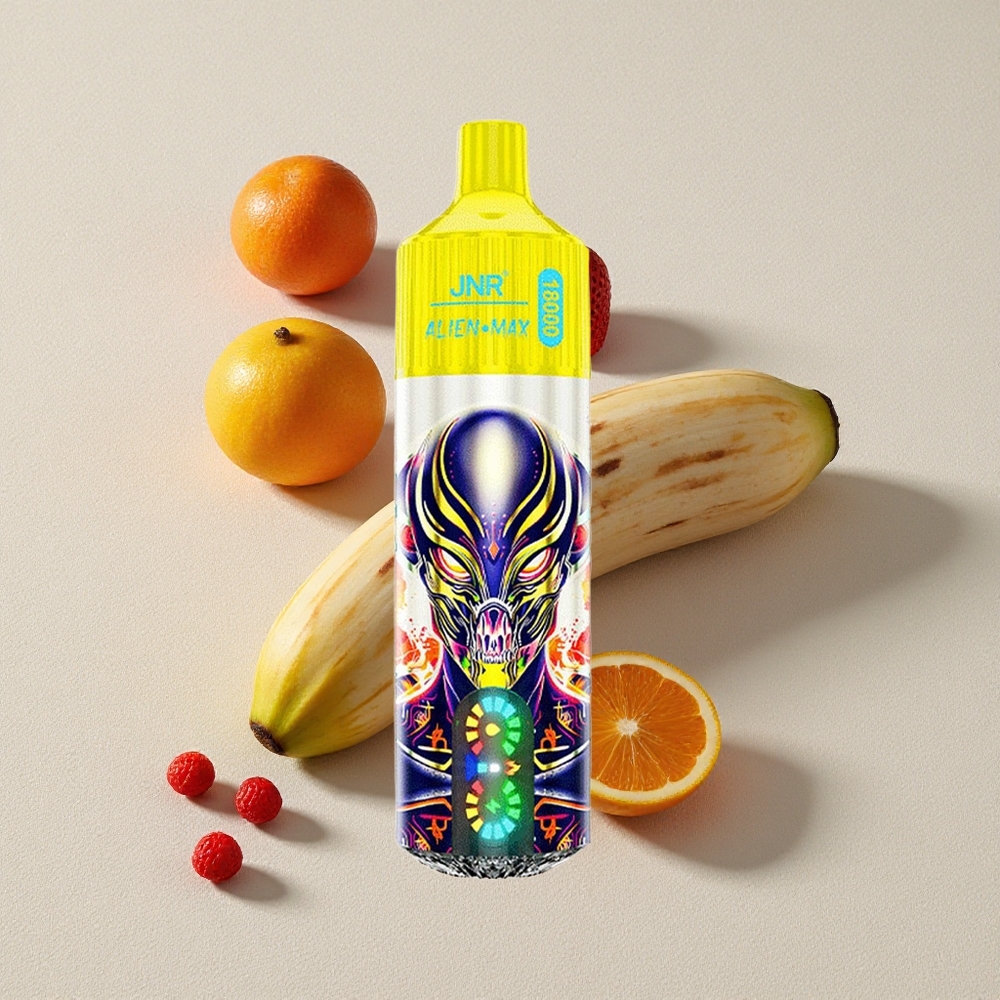 Strawberry Banana JNR Alien Max 18000 Puffs Smart LED Display