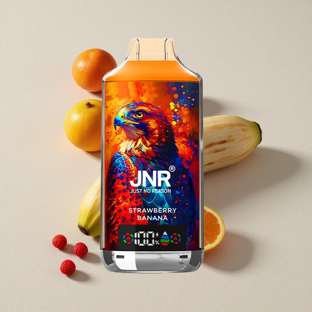 Strawberry Banana JNR Falcon X 18000 Puffs Dual Mesh Coil