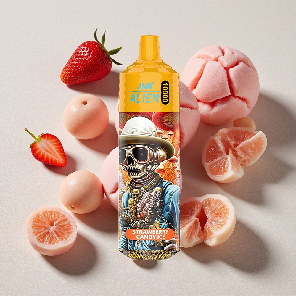 Strawberry Candy Ice JNR Alien 10000 Puffs Disposable Vape