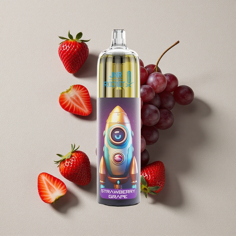 Strawberry Grape JNR Rocket-X 12400 Puffs Adjustable Airflow