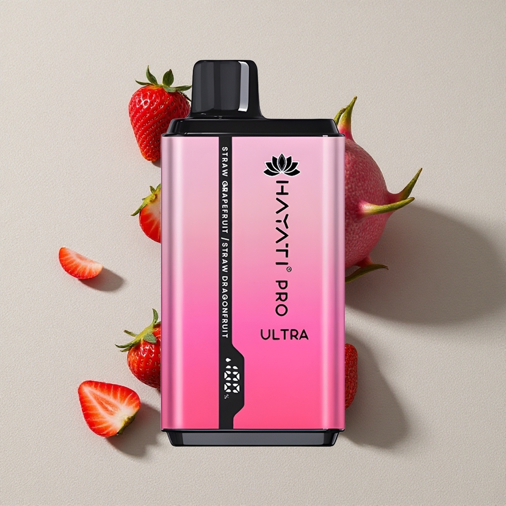 Strawberry Grapefruit Hayati Pro Ultra 15000 Puffs