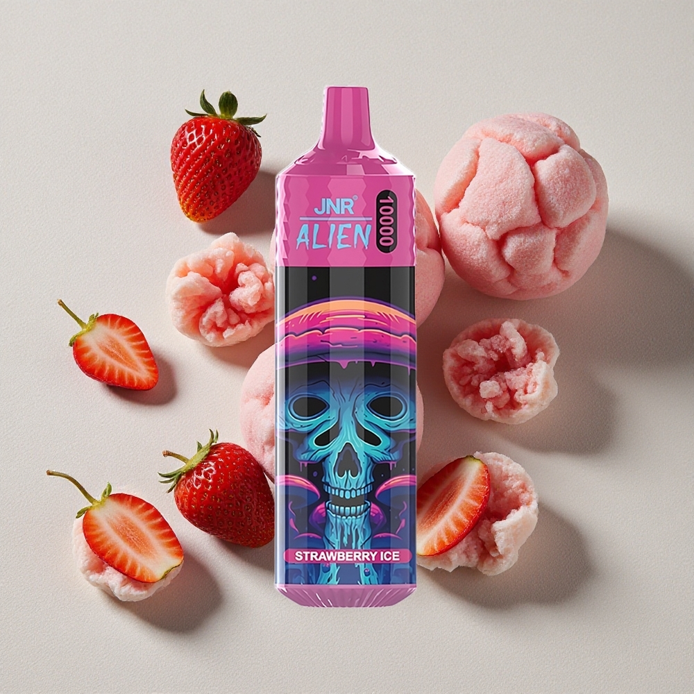 Strawberry Ice JNR Alien 10000 Puffs Disposable Vape