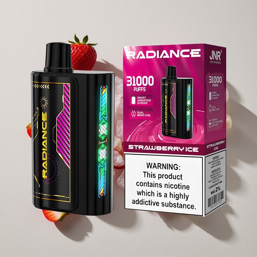 Strawberry Ice JNR Radiance 31000 Puffs Smart Animation Screen