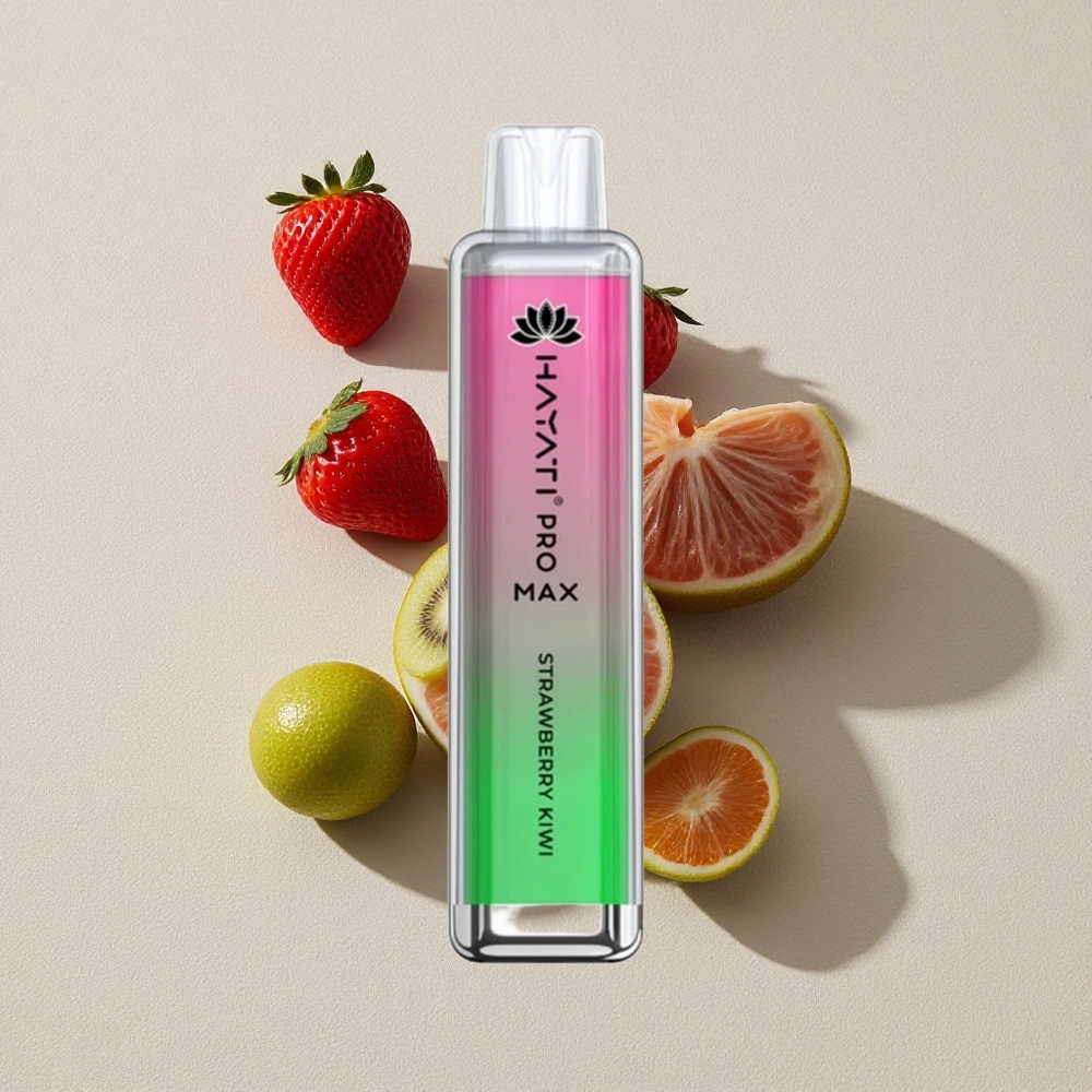 Strawberry Kiwi Hayati Pro Max 4000 Puffs Rechargeable Disposable Vape