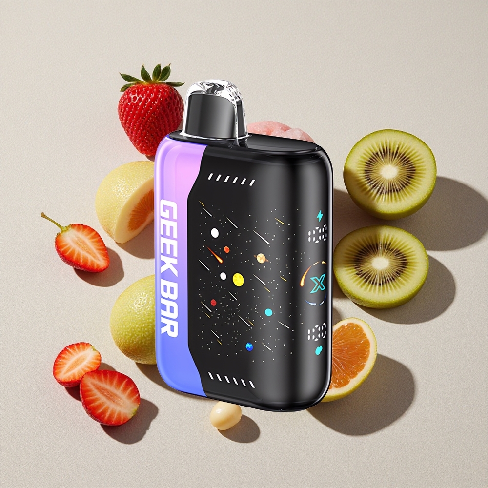 Strawberry Kiwi Ice GEEK BAR Pulse X 42K Puffs Meteor Edition