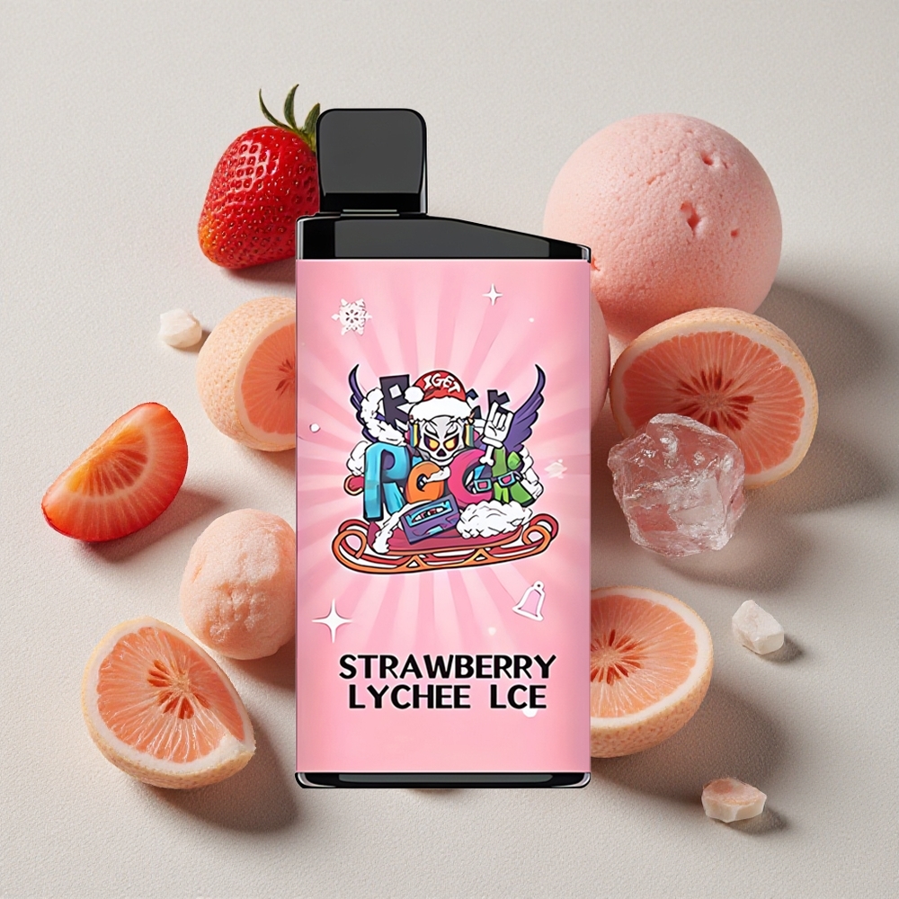 Strawberry Lychee Ice IGET Bar 3500 Puffs 1400 mAh