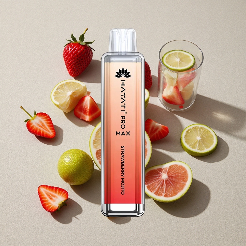 Strawberry Mojito Hayati Pro Max 4000 Puffs Rechargeable Disposable Vape