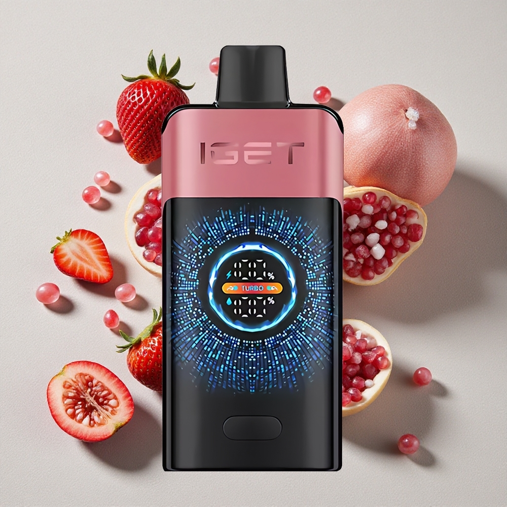 Strawberry Pomegranate Ice IGET ONE 12000 Puffs Disposable Vape with 2700 mAh Battery