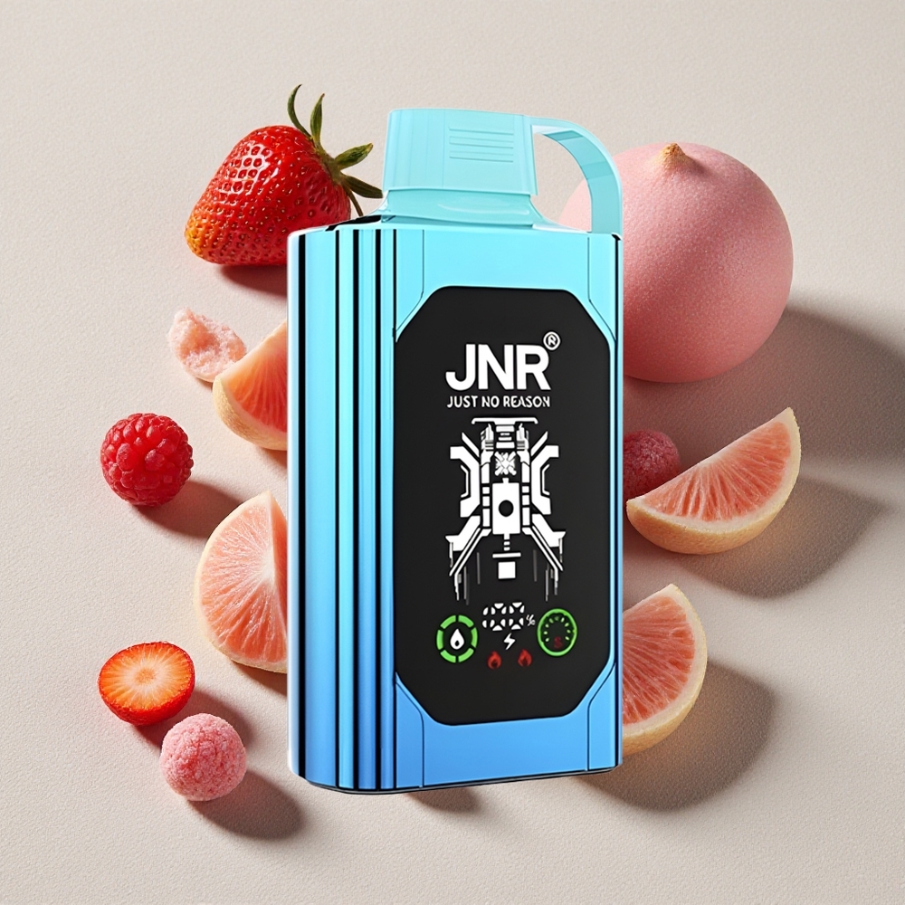 Strawberry Raspberry Candy JNR Shisha Hookah Box 20500 Puffs Disposable Vape with HD Display