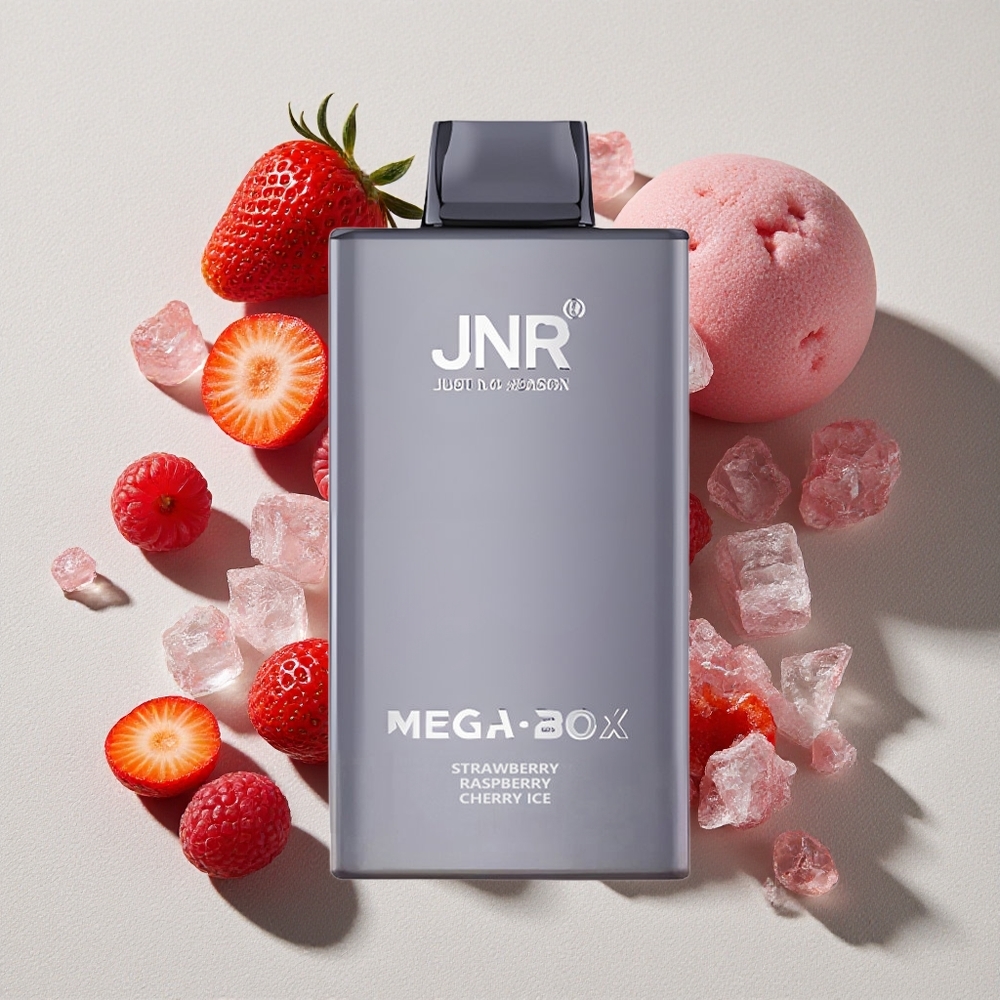 Strawberry Raspberry Cherry Ice JNR Mega Box 25000 Puffs Disposable Vape