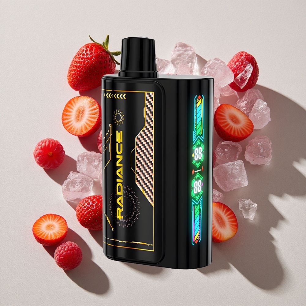 Strawberry Raspberry Cherry Ice JNR Radiance 31000 Puffs Disposable Vape