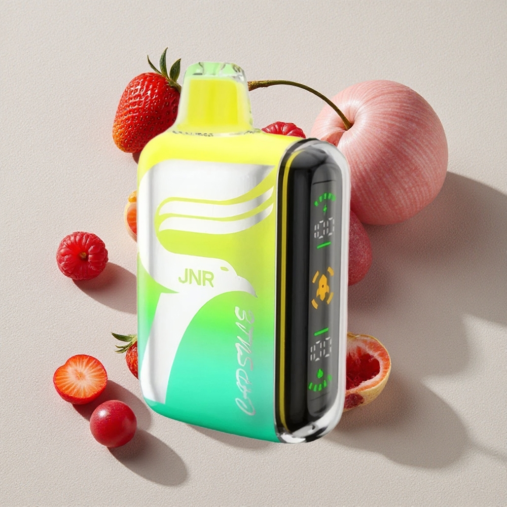 Strawberry Raspberry Cherry JNR Capsule 15000 Puffs with Dual Mesh Coil