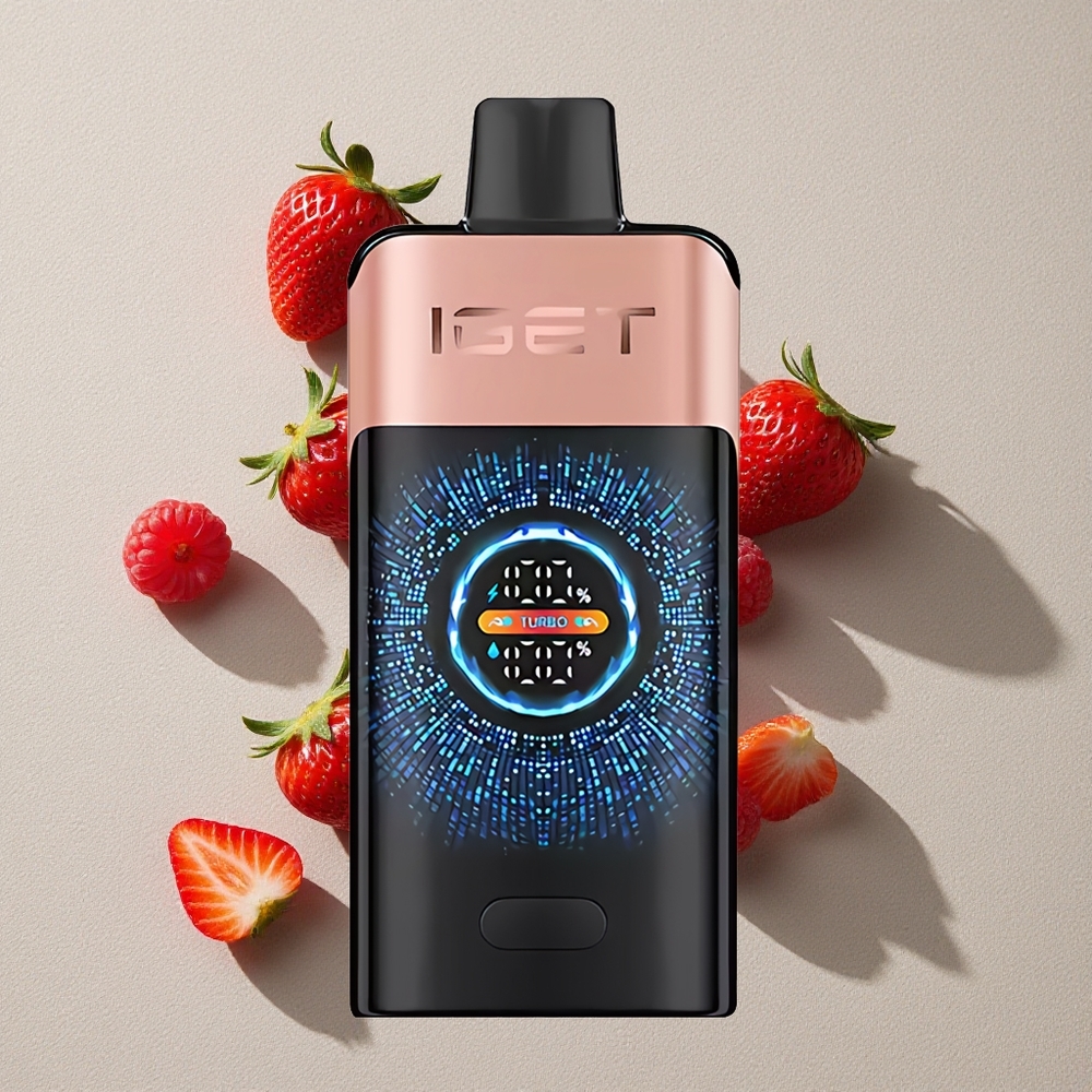 Strawberry Raspberry IGET ONE 12000 Puffs Disposable Vape