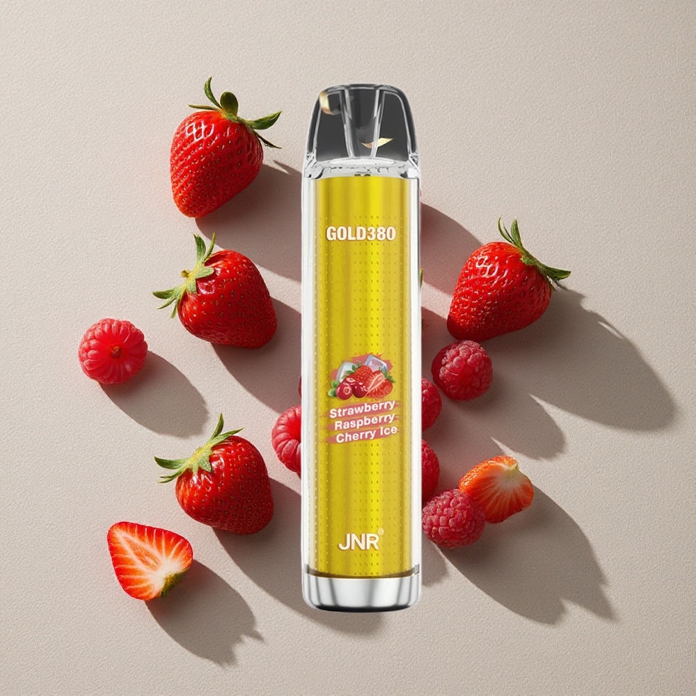 Strawberry Raspberry JNR Glod380 6000 Puffs Disposable Vape