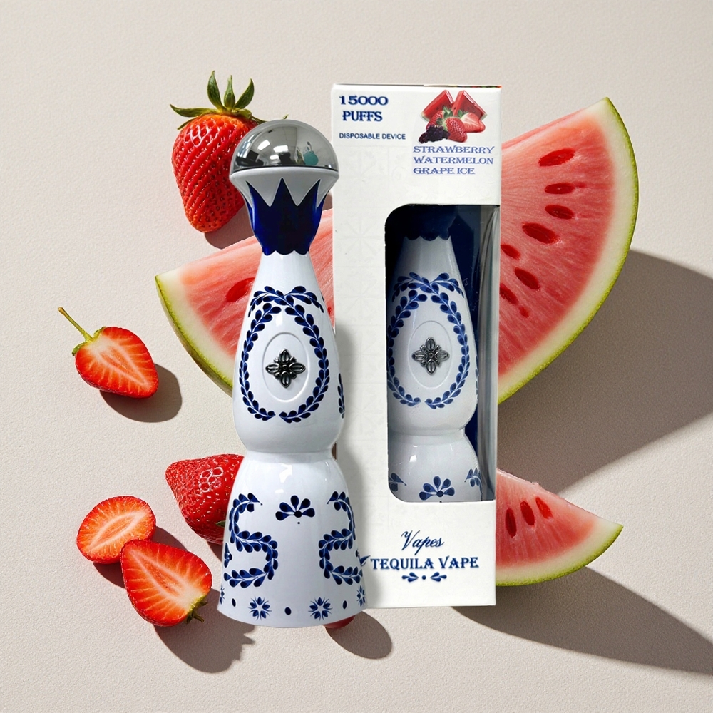 Strawberry Watermelon Grape Ice HUMO Azul 15000 Puffs 20mL