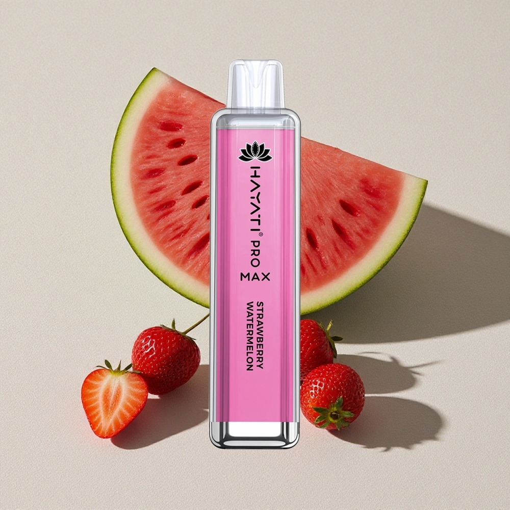 Strawberry Watermelon Hayati Pro Max 4000 Puffs Rechargeable Disposable Vape