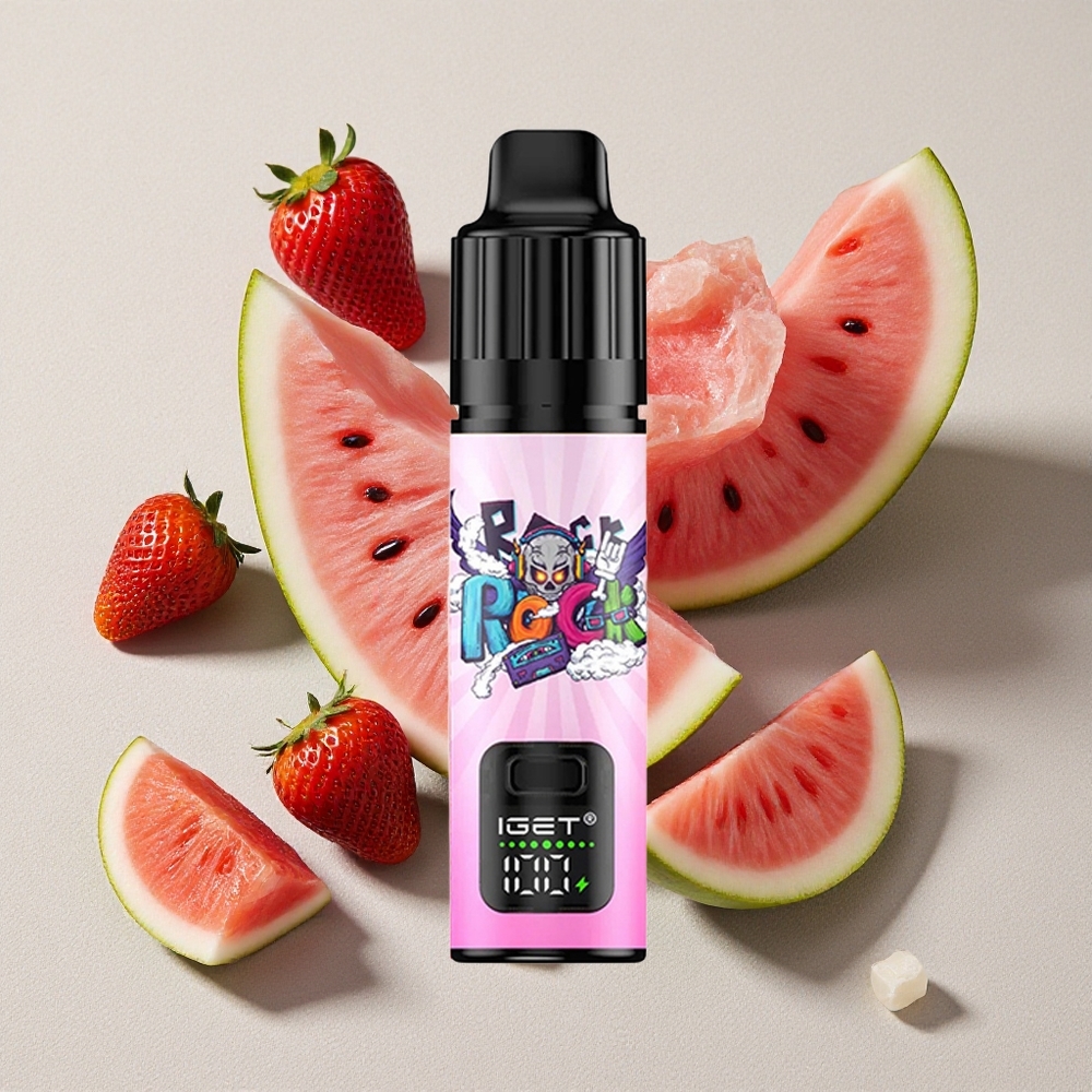 Strawberry Watermelon Ice IGET BAR PLUS S3 10000 Puffs Disposable Vape