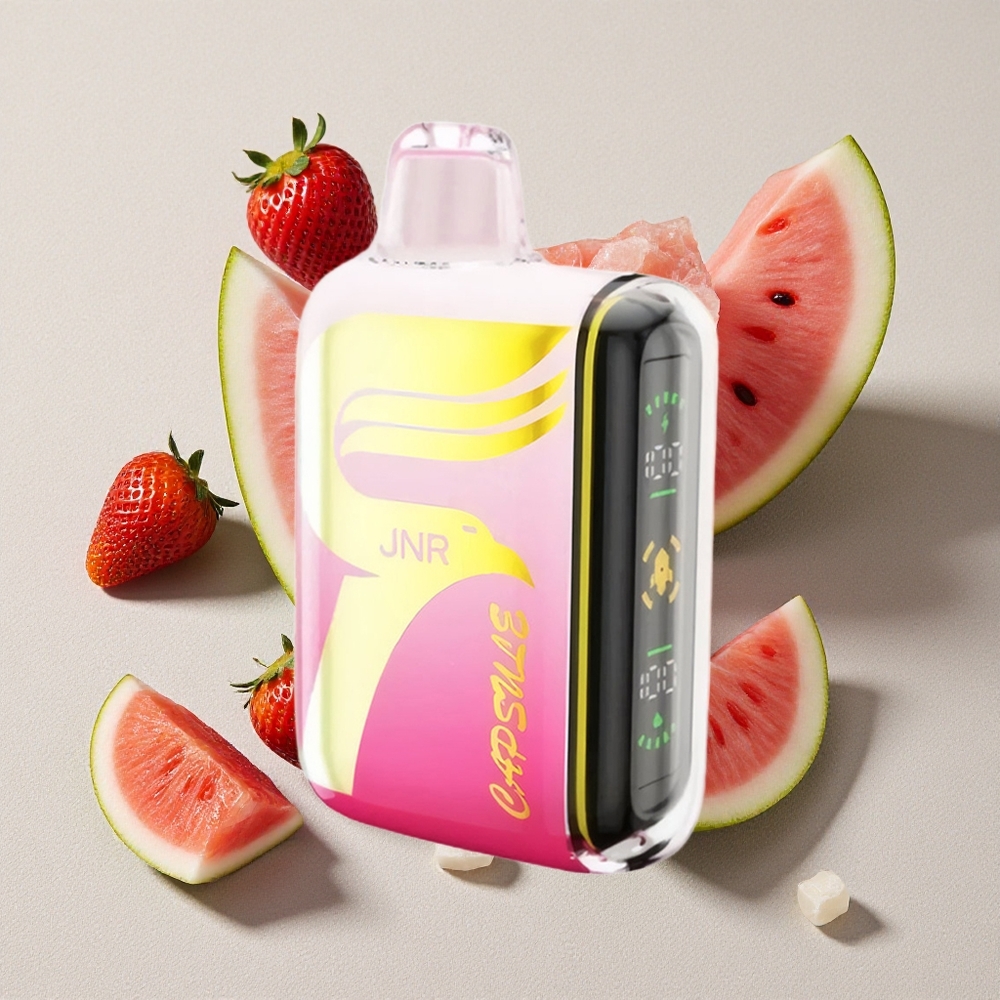 Strawberry Watermelon Ice JNR Capsule 15000 Puffs with Smart LED Display