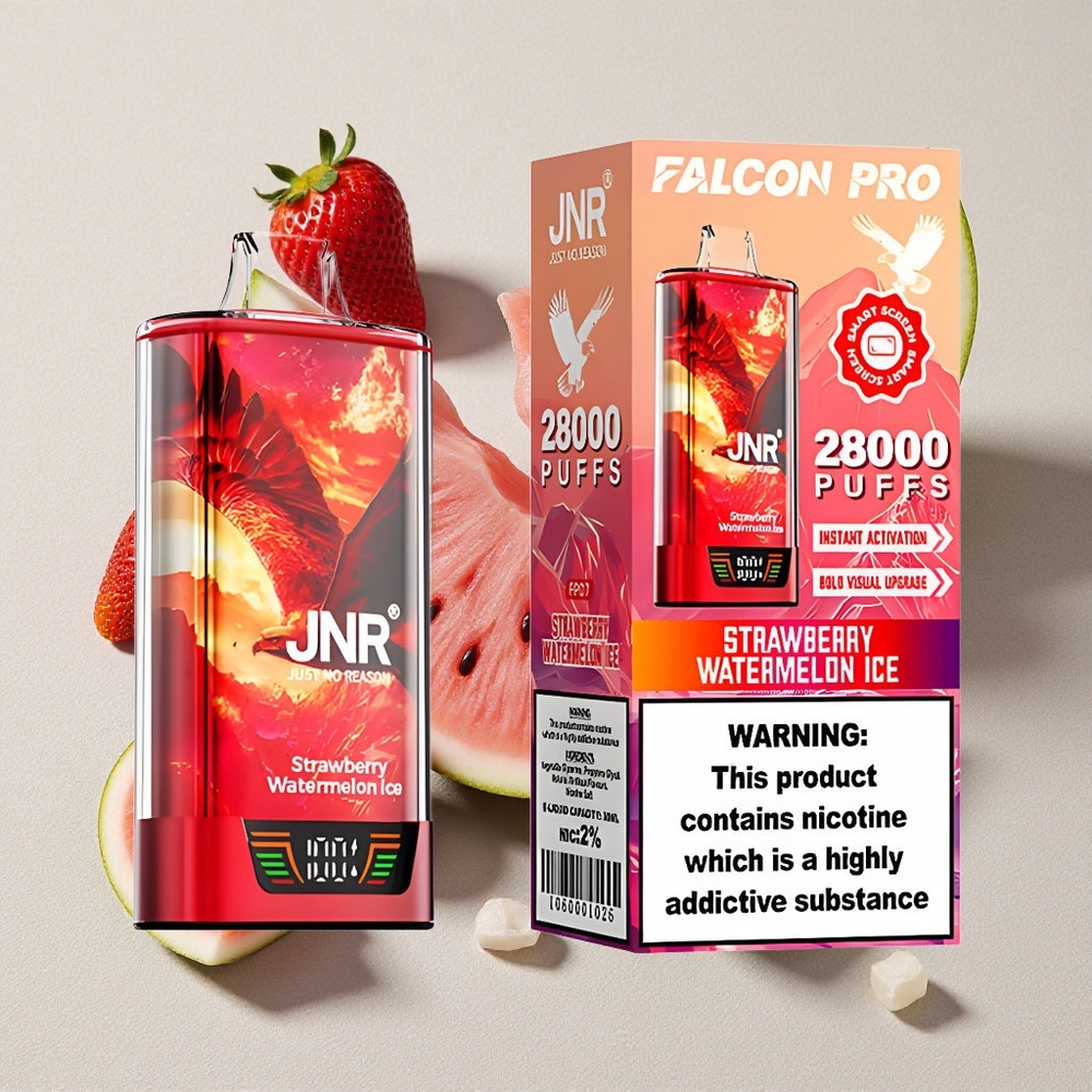 Strawberry Watermelon Ice JNR Falcon Pro 28000 Disposable Vape