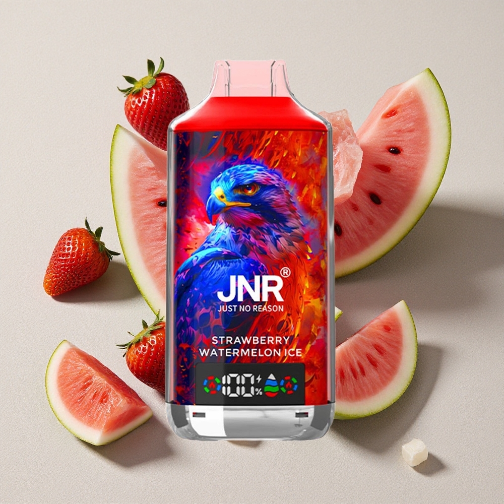Strawberry Watermelon Ice JNR Falcon X 18000 Puffs Disposable Vape with Digital Display
